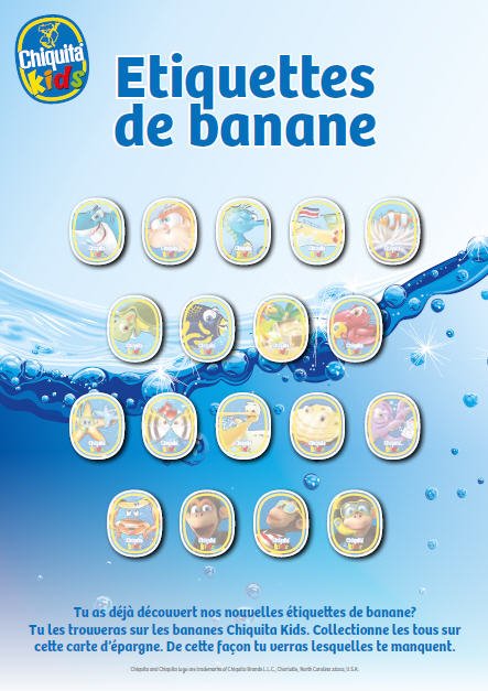 Collector « Chiquita animaux marins [2015] »