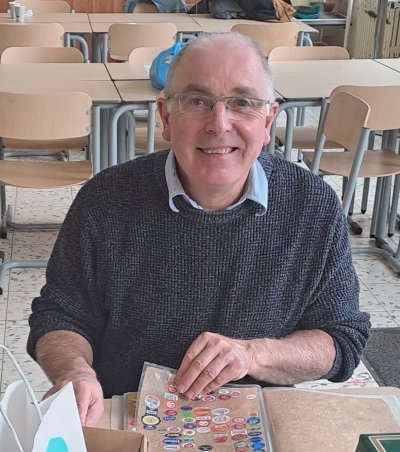 Xavier Heyte accompagné de sa compagne Krisna (organisateurs - Belgique)