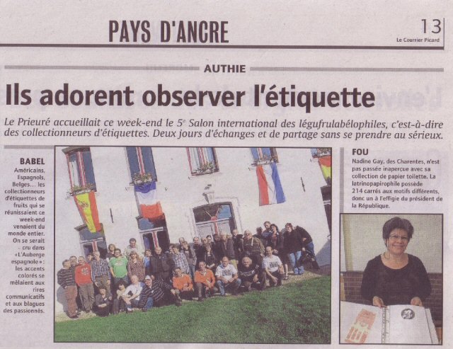 L'article d'un journaliste