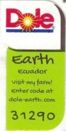 Dole earth ecuador visit my farm enter code at dole-earth.com 31290