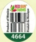 Red Sun Farms greenhouse vegetables product of mexico produit du mexique 4664