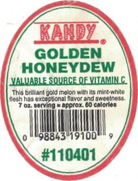 Kandy golden honeydew valuable source of vitamine c 098843191009 #110401