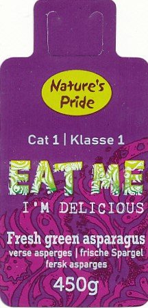 Nature s pride klasse 1 eat me i m delicious fresh asparagus 450 g 8717662021947