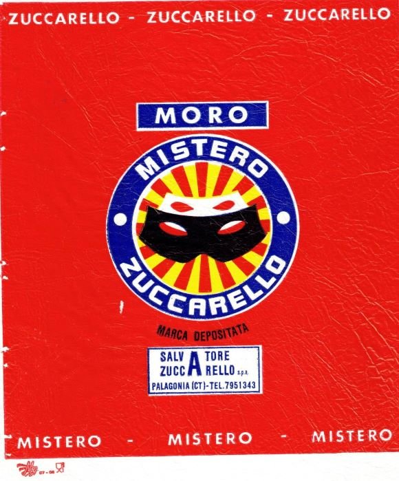 Moro mistero zuccarello marca deposita palagonia importe d italie