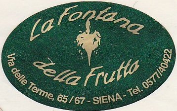 la fontana della frutta via delle terme 65/67 siena