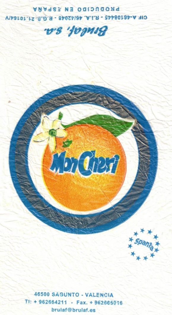 Mon cheri brulaf s.a. spania sagunto valencia producido en espana