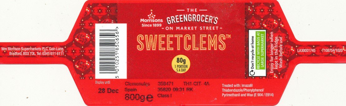 Morrisons the greengrocer s on market street sweetclems