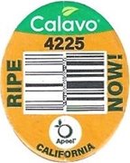 Calavo 4225 ripe now! apeel california