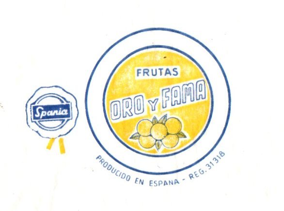frutas oro y fama producido en espana