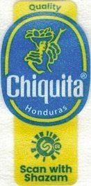 Chiquita quality honduras scan with shazam