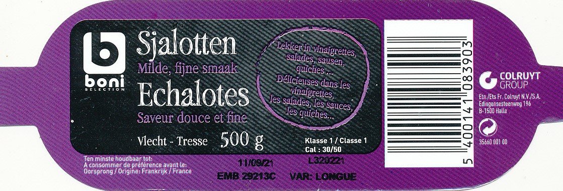 b boni sjalotten echalotes 5400141083903