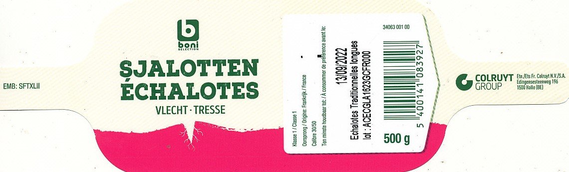 b boni sjalotten echalotes 5400141083927