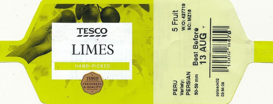 Tesco limes