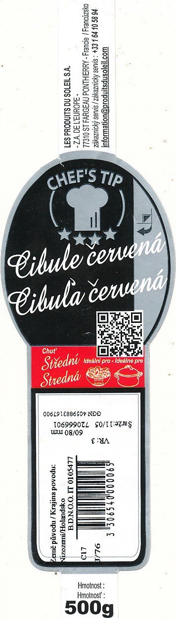 chef s tip cibule cervena 3306540000065