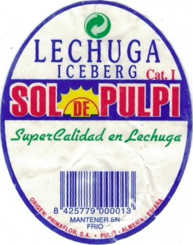 Sol de Pulpi lechuga iceberg cat. 1 super calidad en super calidad en lechuga 8425779000013 mantener en frio almeria espana