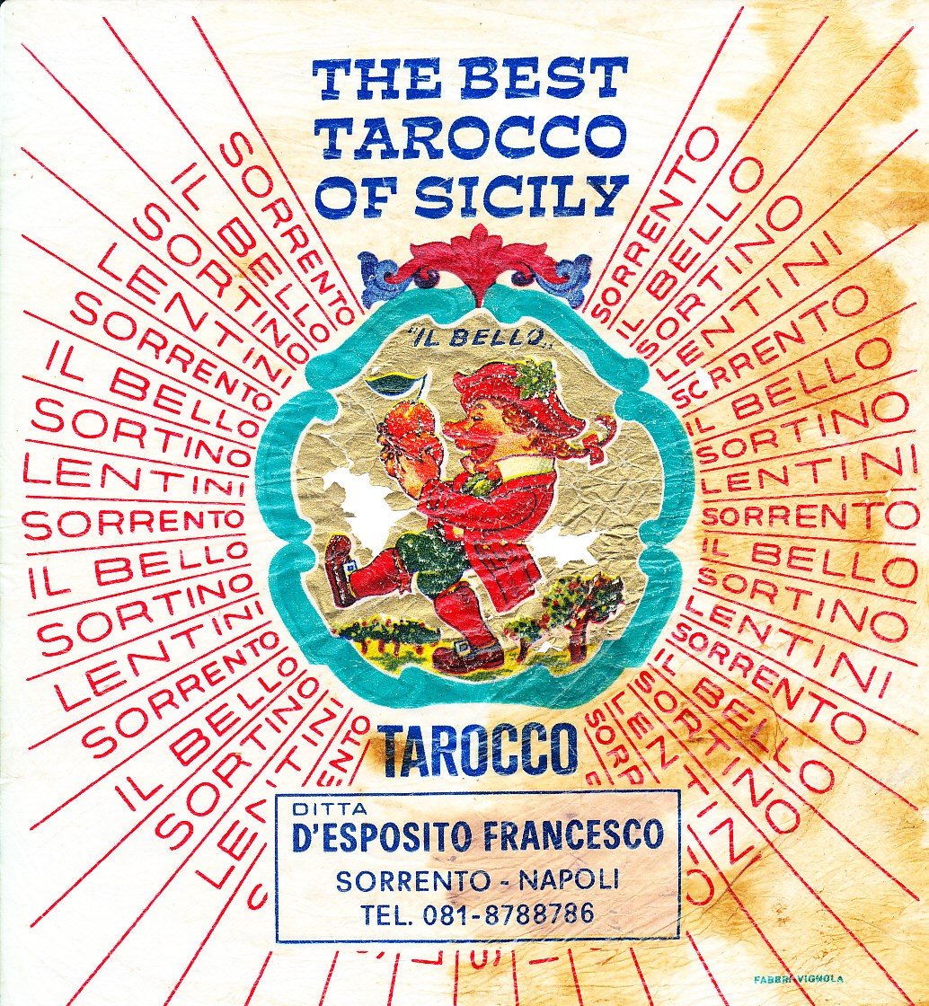 il  bello the best tarocco of sicily ditta d esposito francesco sorrent napoli