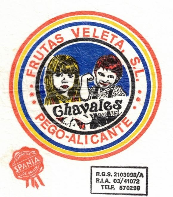 Chavales frutas veleta pego-alicante spania