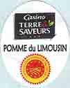 casino terre & saveurs pomme du limousin appellation d origine controlée