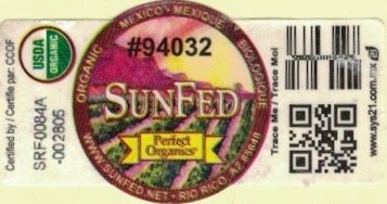sun fed perfect produce mexico mexique #4032 trace me trace moi srf0084a-002805 harvestmark.com www.sunfed.net rio rico az 85648