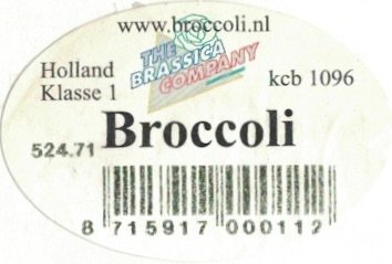 The Brassica Company www.broccoli.nl holland klasse 1 kcb 1096 broccoli 8715917000112