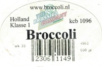 The Brassica Company holland klasse 1 kcb 1096 broccoli 500 gr 23061149