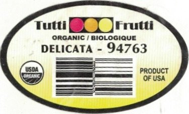 Tutti Frutti organic biologique delicata 94763 usda organic product of usa