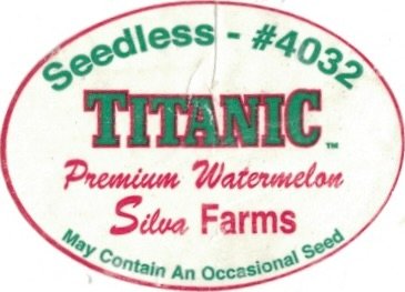 Titanic seedless #4032 premium watermelon silva farms may contain an occasional seed