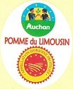 auchan pomme du limousin appellation d origine protegee