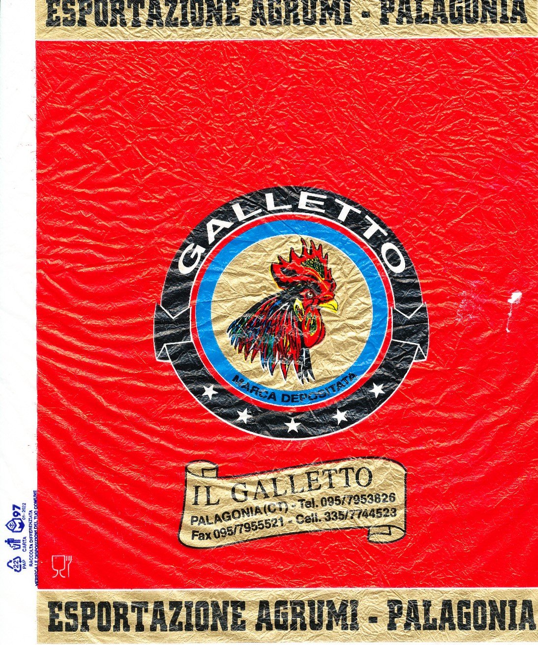 Galletto marca depositata il galletto s.r.l esportazione agrumi palagonia