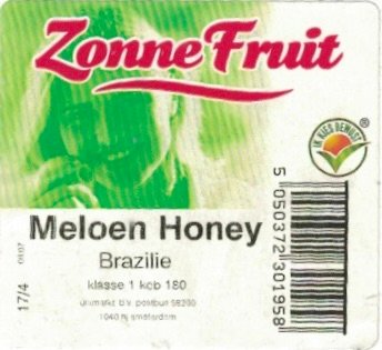 Zonne Fruit ik kies bewust meloen honey brazilie 5050372301958