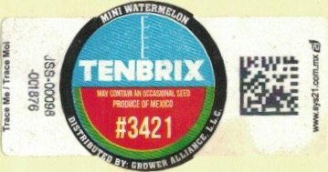 Tenbrix mini watermelon trace me trace moi jss-00098-001876 #3421