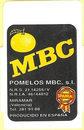 mbc pomelos mbc sl