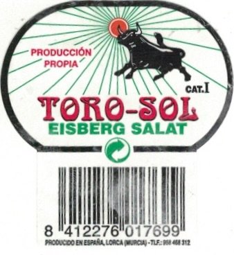 Toro-sol produccion propia cat. 1 eisbergsalat 8412276017699 producido en espana lorca (murcia)