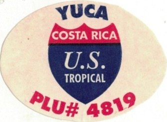 U.S. Tropical yuca costa rica plu #4819