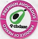 Cbdaac premium avocados produce of mexico