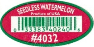 seedless watermelon produce of usa 033383402406 #4032