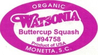 Watsonia organic buttercup squash #94758 product of usa monetta s.c.