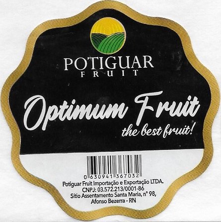 Potiguar fruit optimum fruit the best fruit 0630941367032