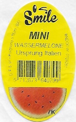Smile mini wassermelone ursprung italien 5712873640799