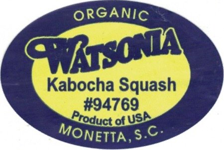Watsonia organic kabocha squash #94769 product of usa monetta s.c.
