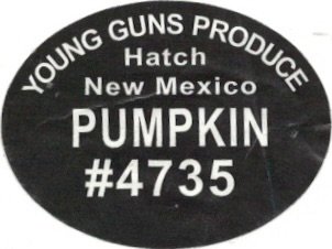Young Guns Produce hatch new mexico pumpkin #4735