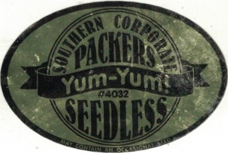 Southern Corporate Packers yum-yum! #4032 seedless may contain an occasional seed