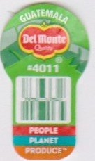 Del Monte quality Guatemala #4011 people planet produce