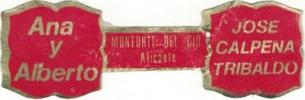 Ana y Alberto monforte del cid alicante jose calpena tribaldo