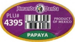 Amande Panda plu #4395 product of mexico papaya