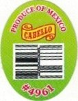 Cabello produce of mexico #4961