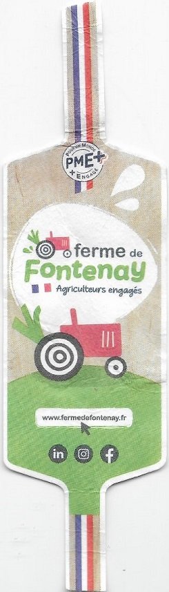 Ferme de fontenay oignon rouge origine france poids 500gr 3700696500828