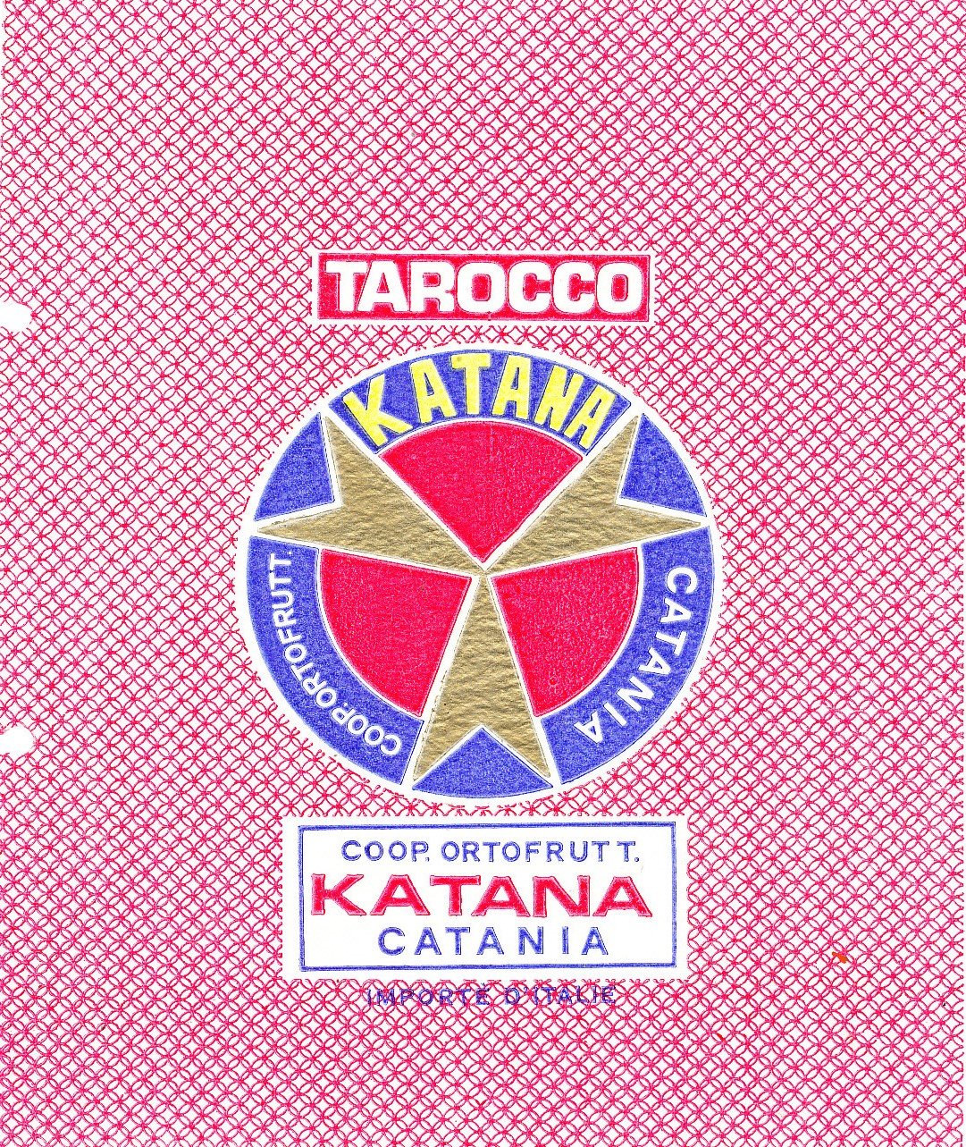 Tarocco katana coop. ortofrutt. katana catania importe d italie