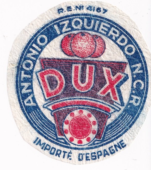 Dux antonio izquierdo n.c.r. importe d espagne r.e. 4167