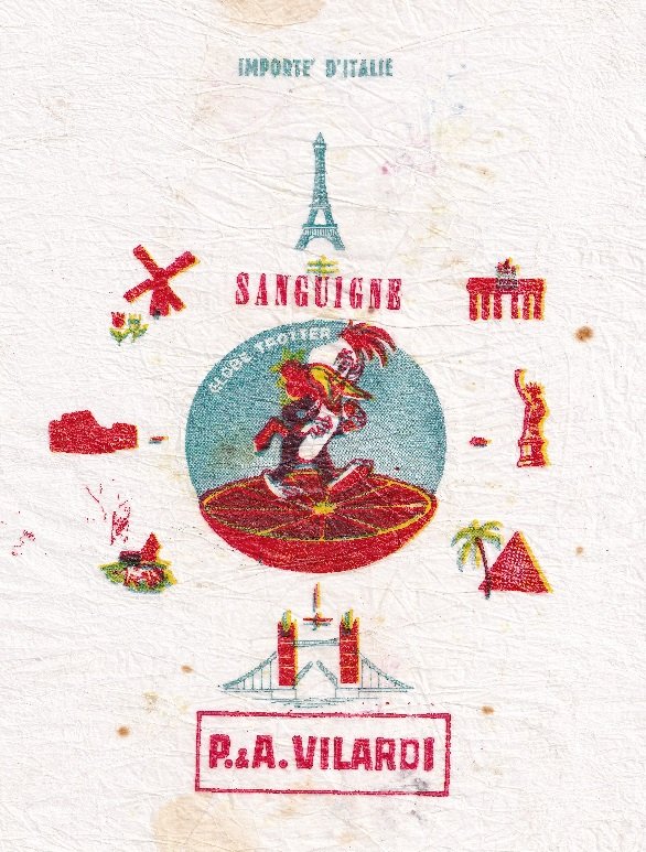sanguine globe trotter p. & a. Vilardi importe d italie